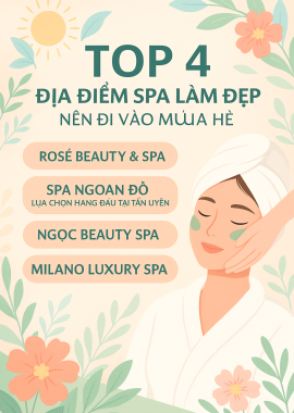 TOP NHỮNG ĐỊA ĐIỂM SPA NÊN TRẢI NGHIỆM VÀO MÙA HÈ