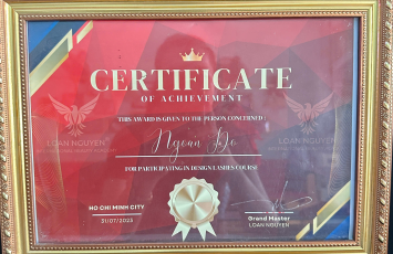 Ngỡ ngàng với thành tích của Ngoan Đỗ – Huy chương danh giá trong khóa học thiết kế mi!